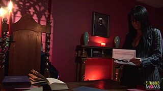 Teacher in fishnets face fucked then tight pussy penetrated