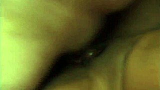 Barefoot pregnant woman has sex on camera for facial