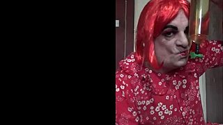 Bisexual crossdressing sissy Mark Wright begs for piss to swallow.