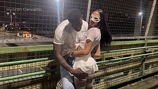 Big Black Cock Fucks Safada in Busy Avenue, Almost Caught - Full Video Sheer Xvideos.