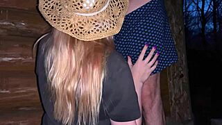 Sex at the barn with a pregnant milf