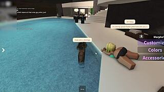 latina sucks three big cocks by pool 😏