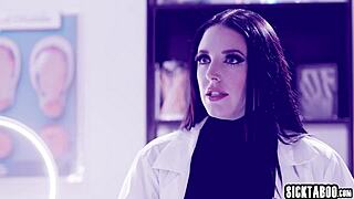 experienced latina babe in weird experiment with milf