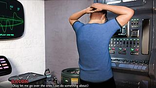 Busty Redhead Stepsister Undresses While Smoking In Lost Love