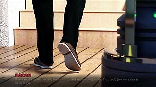 Busty Redhead Stepsister Undresses While Smoking In Lost Love