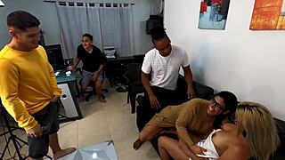 crazy orgy unfolds with monster cocks and big asses