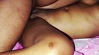 African black teen loves hard and fast morning sex.