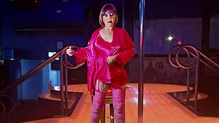 Pretty Granny Carmen Angel plays two vibrators