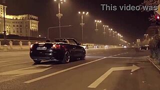 Romanian police backstage in Bucharest with fast and furious theme.