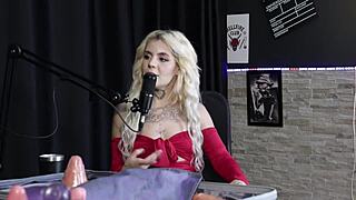 loira explains how to do good anal sex demonstrates her blowjob and moan when inserting in the ass - kyra sex sheer red