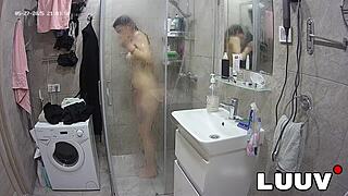 Luuv Tattooed Alice Gets Ready For The Evening Reality Show Segment In The Shower!