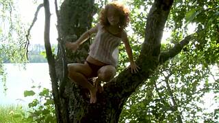 Teen Babe Pamela E Feels Bananas During Finger-Drill