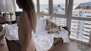 Discover the first double anal scene in legal porno backstage