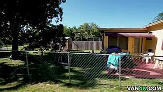 tony rubino and kourtney kai ride in the back of the bus