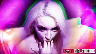 Inked hottie lola fae shows body before hookup.