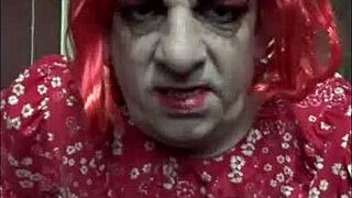 Bisexual crossdressing sissy Mark Wright begs for piss to swallow.