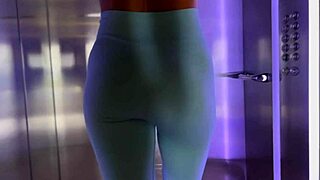 fit girl perfect ass yoga pants fucked after workout