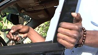 big blonde with long hair craves black cock 😍