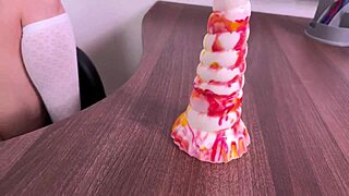 I discovered a crazy dildo from my teacher
