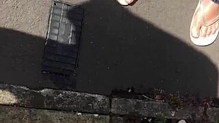 Neighbor Grandma's Sexy Feet Licked And Fetished Intensely