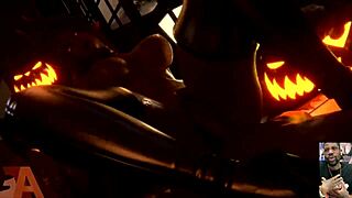 Watch the succubus get her pussy creampied! Gemma's face covered in cum!