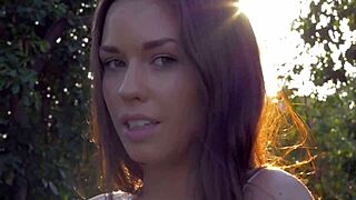 Perfect-breasted beauty touches herself between legs and recalls wonderful moments with girlfriend?