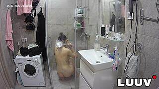 Luuv Tattooed Alice Gets Ready For The Evening Reality Show Segment In The Shower!