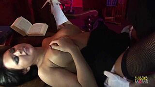 Teacher in fishnets face fucked then tight pussy penetrated