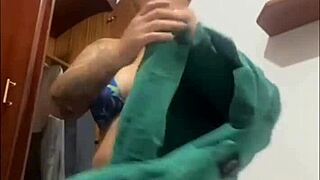 Exhibitionist woman flashes soaked and eager to please in public