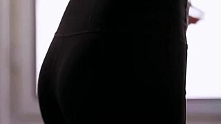 Small tits MILF Kate Jones posing in stockings showing perfect body