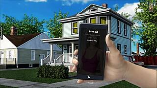 Busty Redhead Stepsister Undresses While Smoking In Lost Love