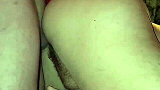 Oozing creampie from milf with big ass