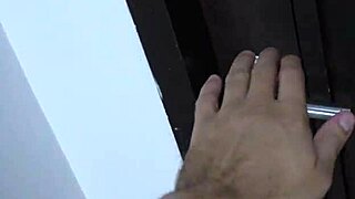 Stunner sucks with condom