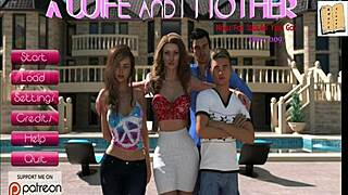 a wife and stepmother sharing homemade moments