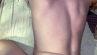 closeup of me fucking hot blonde babe in rough session