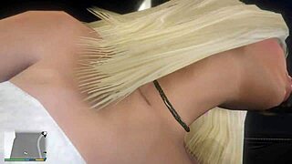 I picked up a hooker in GTA 5 for first-person car sex