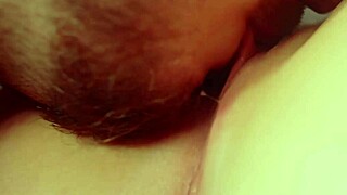 Is This Hot Amateur Pussy Licking Closeup Wet And Dripping?