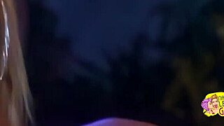 I love watching sensual blonde angel get penetrated by big strapon