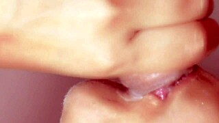 A beautiful Japanese woman gives an uncensored blowjob, capturing every close-up detail of cum in mouth.