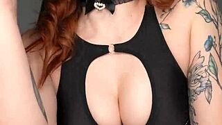 Sporty girl rides hard