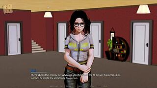 Exploring the harem hotel in episode 46 of the game series