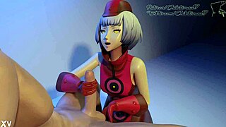 I got a handjob from Elizabeth Persona 3, it was so good I almost cummed too soon.