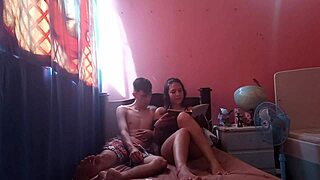 Hey, stepsister asks for homework help, then I cum on her slutty face 😈