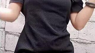 Sexy Pinay Teen Plays Solo Dildo at Construction Site