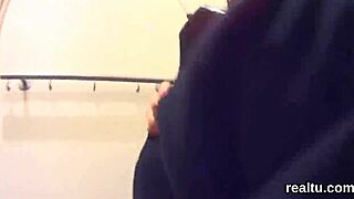 this cute czech teen got teased in the supermarket, clothes ripped off, then got a blowjob and pov penetration in the shop.