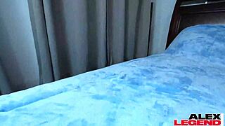 Skylar Snow rides passionately before getting a facial.