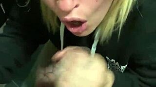 A person assists in the public restroom of a movie theater