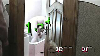 Blonde babe masturbates while roommate watches 😏