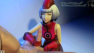 I got a handjob from Elizabeth Persona 3, it was so good I almost cummed too soon.