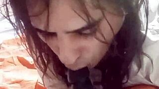 Retro blue film update: how to suck it for our man to cum - tutorial 1 📽️